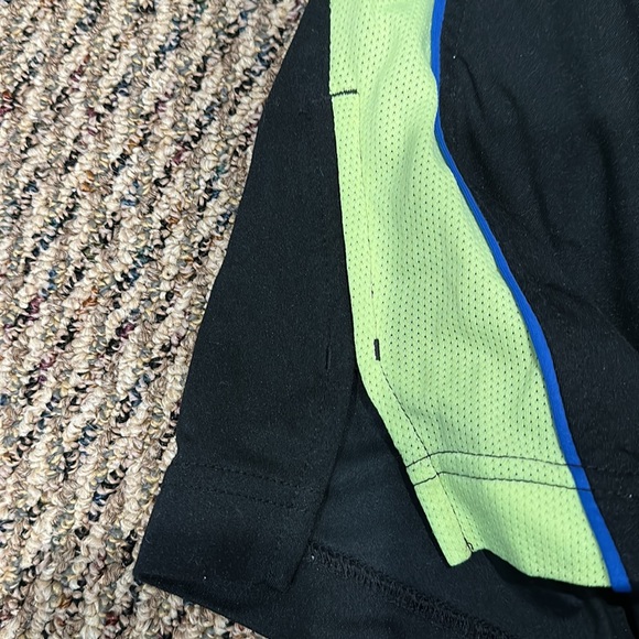 Men’s Nike dri fit shorts black blue green - Picture 3 of 6